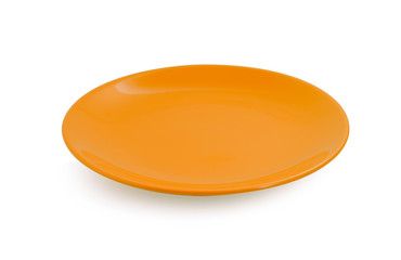 plate isolated on white background.
