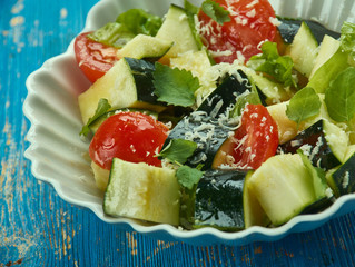 Parmesan Zucchini  salad