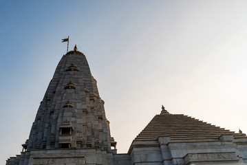 Tower of Birla Mandir Hindu temple in India