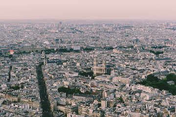 Naklejka premium Paris from above