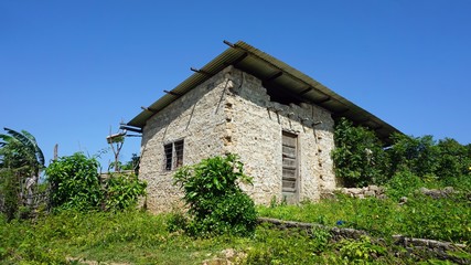 Fototapeta na wymiar houses on wasini island