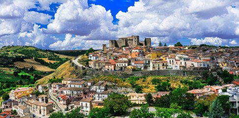 Beautiful medieval villages (borgo) of Italy - scenic Melfi in Basilicata.