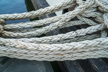 Fototapeta na wymiar ship rope texture