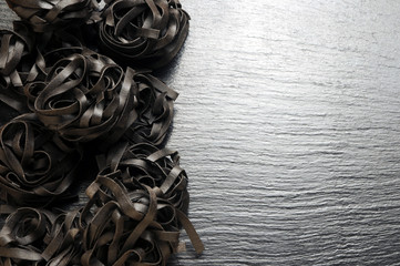 Tonnarelli Pasta al nero di seppia Cucina italiana Итальянская кухня Italienische Küche イタリア料理 Italian cuisine مطبخ إيطالي 이탈리아 요리 Cuttlefish ink