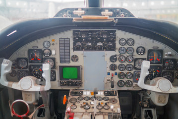 airplane cockpit, airplane interior, jet plane, cockpit buttons