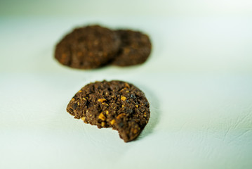 diet cocoa and hazelnut cookies