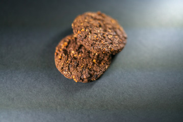 diet cocoa and hazelnut cookies