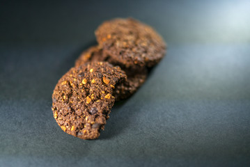 diet cocoa and hazelnut cookies