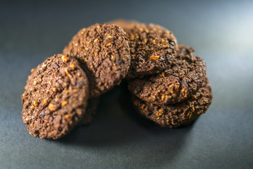 diet cocoa and hazelnut cookies