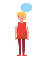 man character people speech bubble