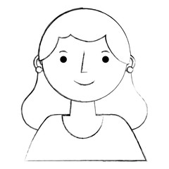 young woman avatar character