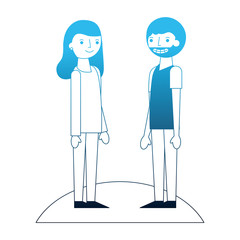 couple holding hands standing together