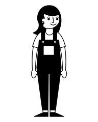 woman female character cartoon image