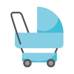 baby cart isolated icon