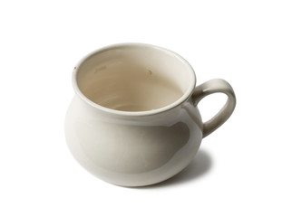 old porcelain empty cup