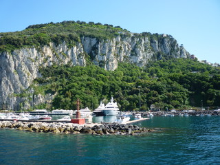 The Rock of Capri Island