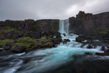 Oxararfoss (Thingvellir National Park, South Region, Iceland)