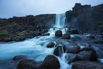 Oxararfoss (Thingvellir National Park, South Region, Iceland)