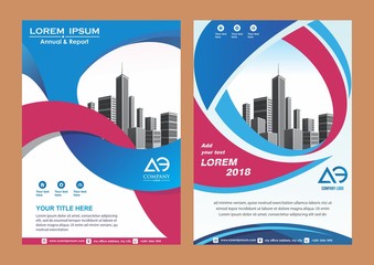 Fototapeta premium cover, layout, brochure, magazine, catalog for annual report