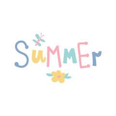 summer lettering