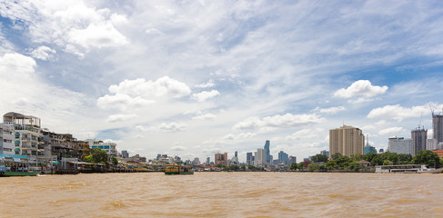 Transportation by river. Taxi River
