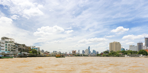 Transportation by river. Taxi River