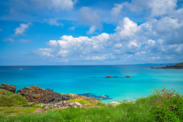 Stunningly beautiful Cornish sea coast