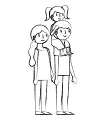 happy family avatars characters