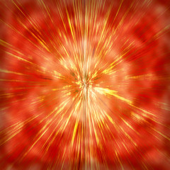 Abstract fiery explosion background