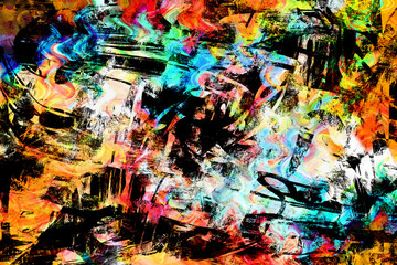 art abstract colorful vibrant paint background