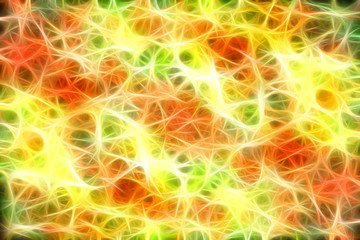 Art abstract colorful background in red, yellow, red and green colors