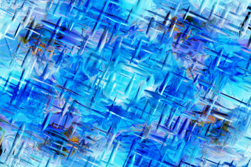 Blue abstract background, like frozen glass