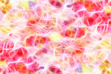 Art, bright Colorful light streaks abstract background in yellow, red, and orange colors
