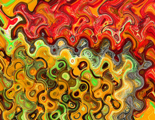 art abstract autumn waves textured background