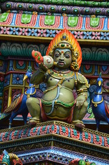 Obraz premium kolor świątynia Sri Mariamman Tajlandia Bangkok hinduizm religia indie rzeźba bogowie