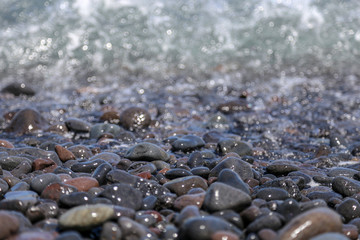 stones on a shore