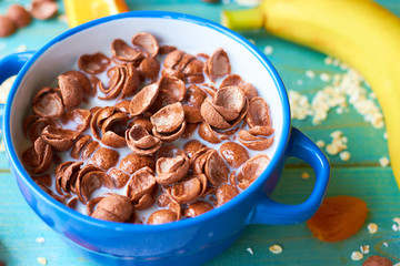 Chocolate flakes with milk