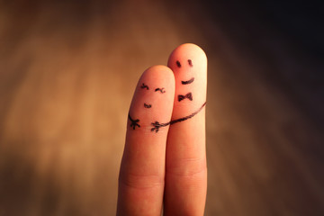 Romantic finger friends