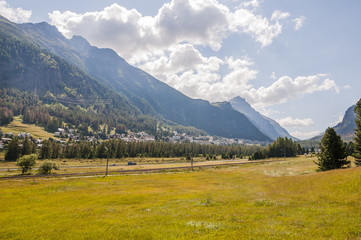 Pontresina, Val Bernina, Bernina, Oberengadin, Piz Landaard, Wanderweg, Alpen, Graubünden, Sommer, Schweiz
