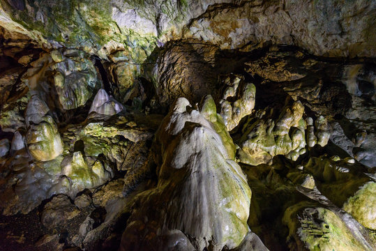 flowstone cave stalactite 