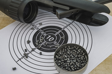 pellets and airgun 