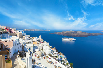 Fototapeta na wymiar View Of Santorini Greece