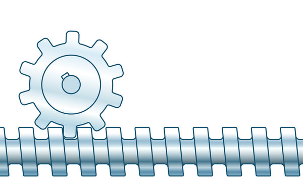 Screw gear illustration
