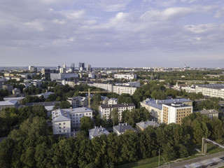 Fototapeta na wymiar Aerial view of City Tallinn, Estonia district