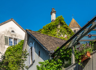Old medieval city center of Rapperswil, Sankt Gallen, Switzerland