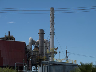 Industrial Chemical Power Plant Facility