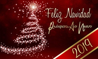 Feliz Navidad y próspero año 2019