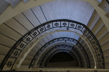 spiral staircase (Top View)