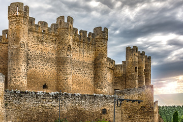 Castle of Valencia de Don Juan in Leon (Spain)