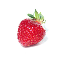 Fresh Isolated Strawberry (Heart Shaped)